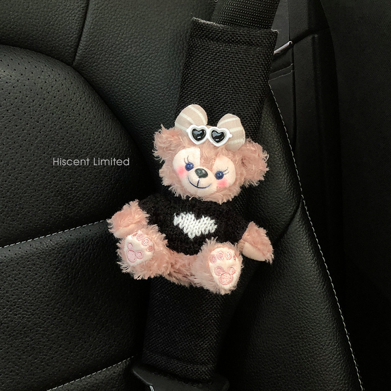 Funda Protectora de Felpa para Cinturón de Seguridad de Auto Decorativa