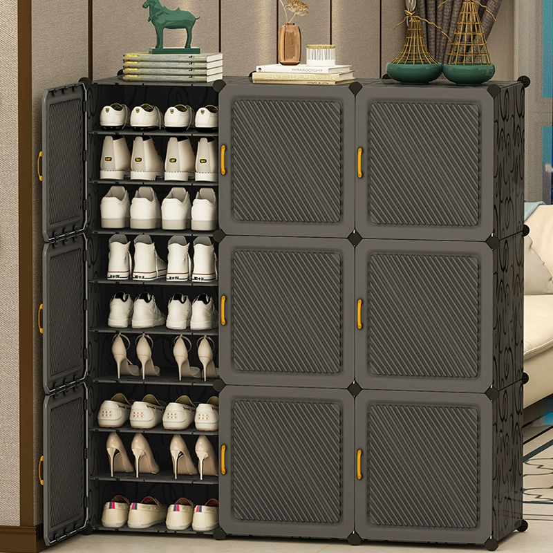 Обувная полка новый 2025 спальная домашняя дверная полка для обуви утолщенный пылезащитный артефакт простой дверной проем небольшой обувной шкаф