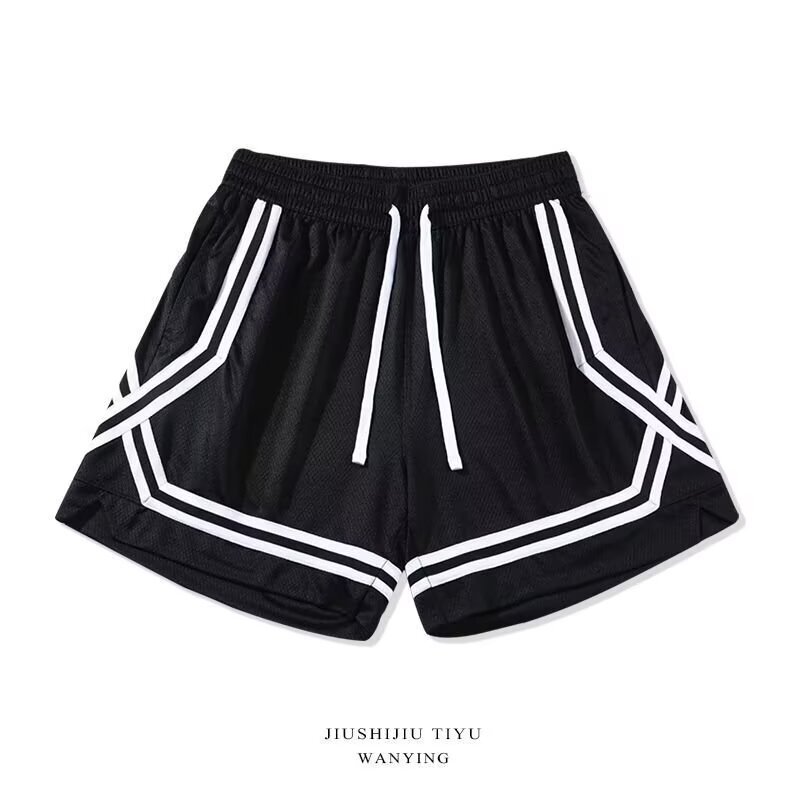 American-Style Mesh Basketball Shorts Training Lining 4-Point Summer Thin Trendy Men's Shorts