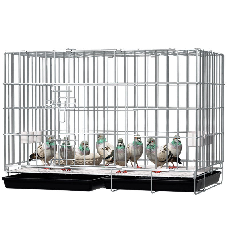 Jaula de palomas jaula de pájaros de cría doméstica jaula de Cría Grande jaula de palomas plegable con partición nido de palomas jaula de pollo jaula de pato