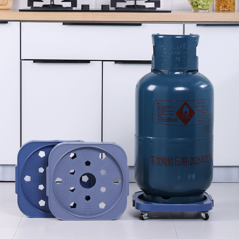 Gas Tank Mobile Base, Heavy-Duty Water Container Holder, Kitchen Storage Rack, Flower Pot Base, Multifunctional Tray Stand