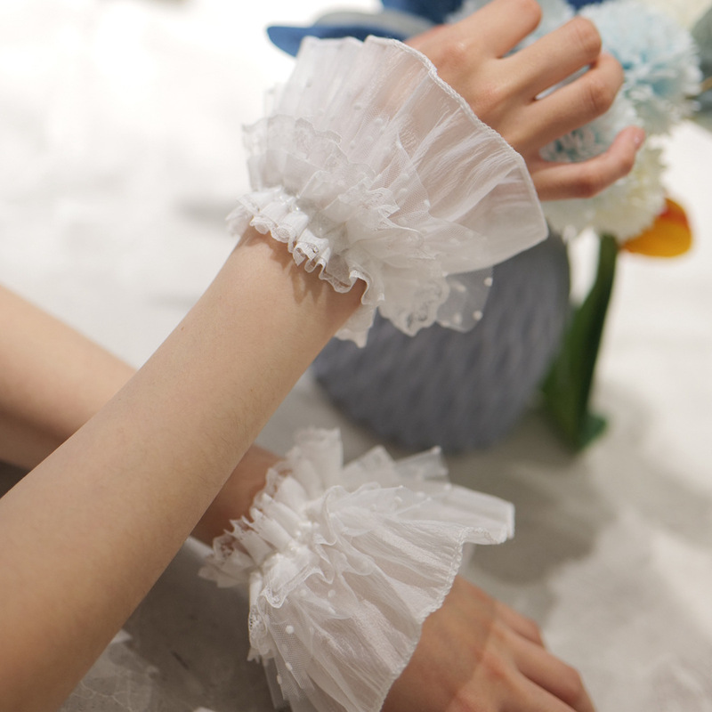 Horn Sleeve Fake Sleeve Fake Sleeve Lolita Wrist Set Nail Art Shooting Props Fairy Sleeve Decorative Gloves Women Horn Sleeve Fake Sleeve Fake Sleeve Lolita Wrist Set Nail Art Shooting Props Fairy Sleeve Decorative Gloves Women