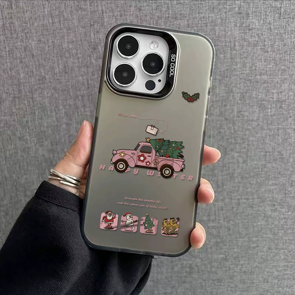 Apple, фуксия совместимый грузовик, защитный кейс для мобильного телефона, iPhone 15/14, iphone, 17promax
