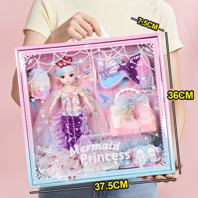 (37cm gift box) 30cm mermaid princess