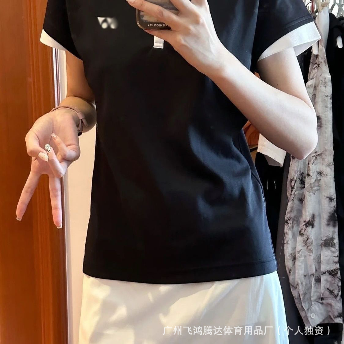 2025 nuevo traje de bádminton, falda corta, traje deportivo, verano de secado rápido, manga voladora femenina, traje de competición de manga corta, falda plisada