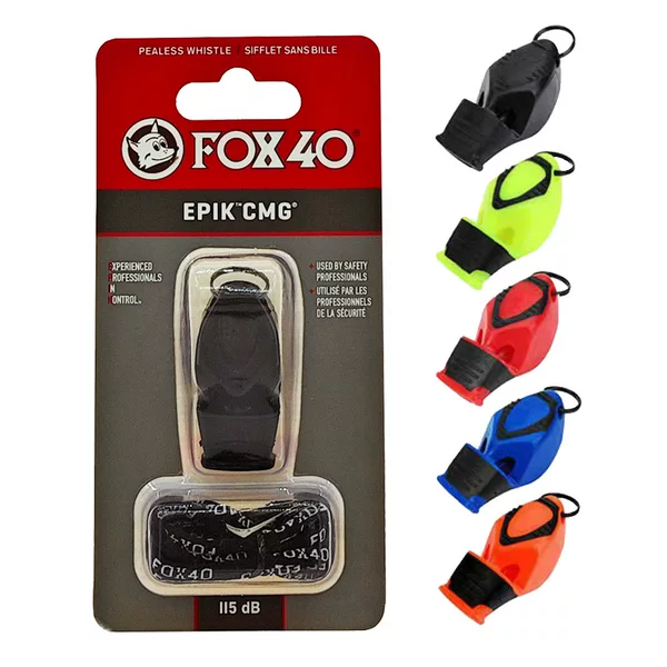 Fox40 Whistle Basketball Referee Professional Game Fox Whistle Seedless Football Treble Whistle Outdoor