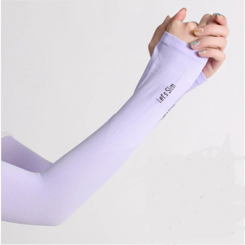 [10 pares] manga de hielo verano protección solar protección uv acampar al aire libre transpirable sudor-absorbente guantes de la manga de la mano Y26