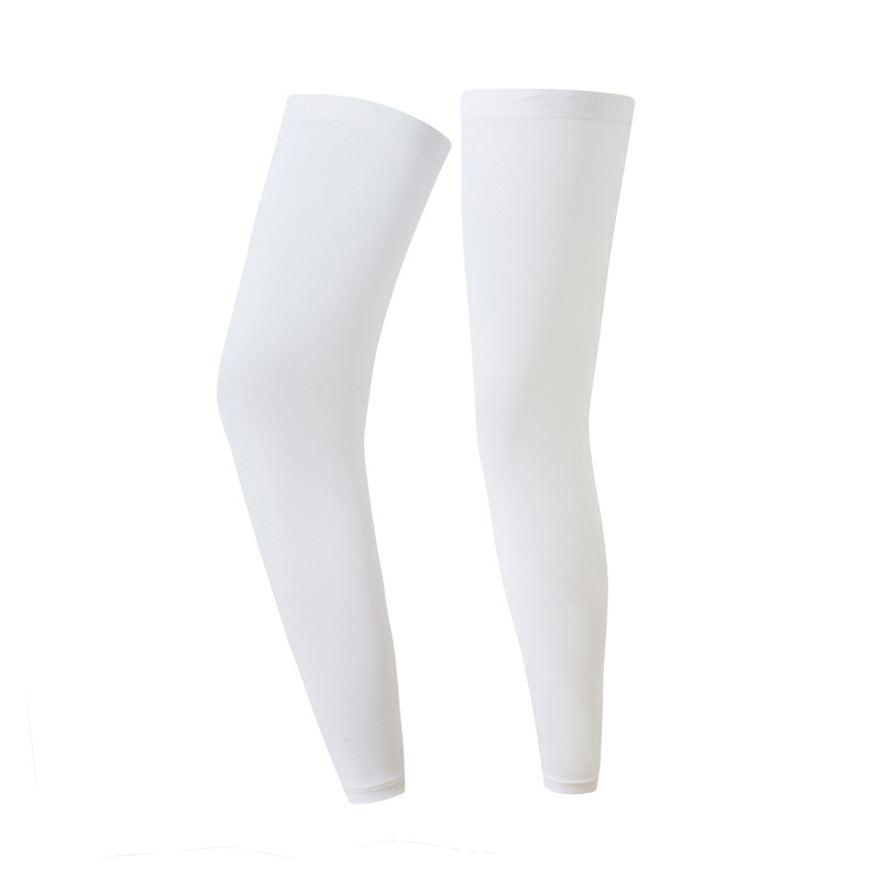 Outdoor Summer Ice Silk Leg Covers for Men and Women, Sun Protection Sports Running Leg Covers, Mountaineering Sports Leggings, Knee Cycling Equipment
