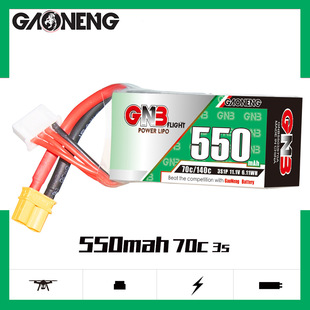 GNB����550mAh 3S 11.1V 70C�b��AI���܌������܇��ģFPV�늳�