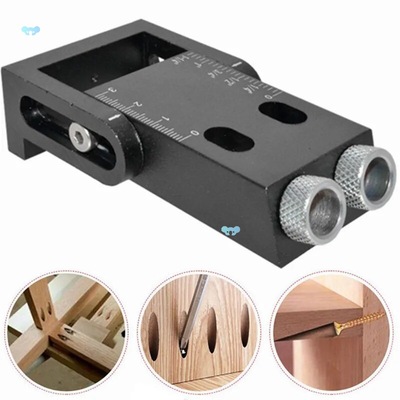 15PCS Pocket Hole Jig Kit 15 Degree Woodworking Inclined|ms