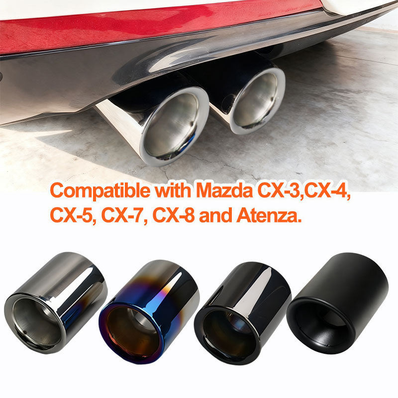 Suitable for 20-25 Mazda Aucosera Cx5Cx4Cx3Cx8Cx6 Modified Car Exhaust Pipe Tail Throat