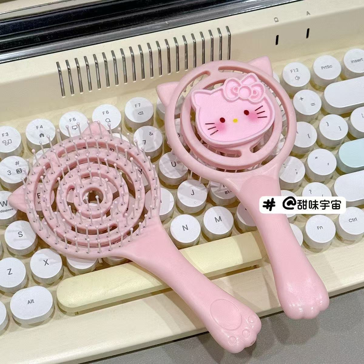 핑크 빅 비스킷 KT 중공 빗