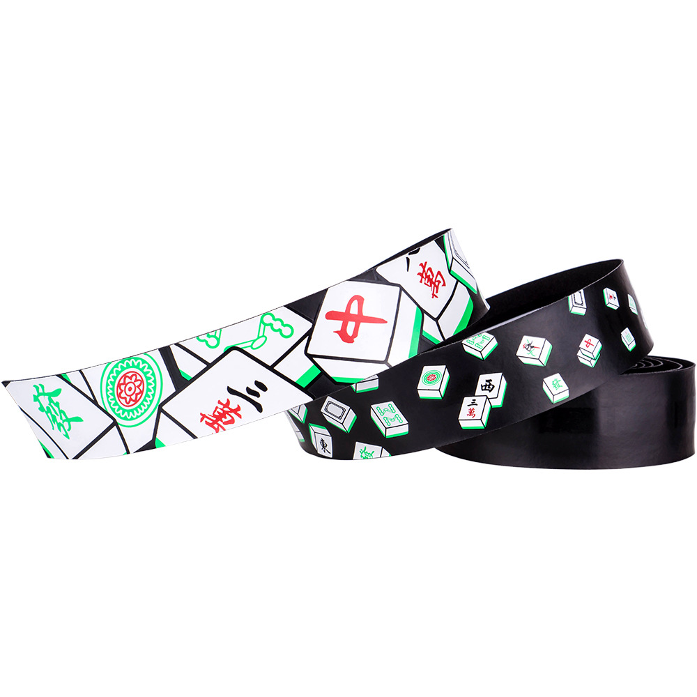 ZTTO Mango de carretera con mango de personalidad de Mahjong con mango de bicicleta de carretera con correa de bicicleta muerta antideslizante transpirable absorbente de sudor