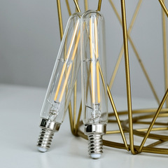 2隻裝 T20復古燈泡LED燈絲燈仿古燈小試管燈220V 4W E14 110V E12