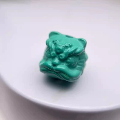 Accessories Bucket Beads Green | Zərgərlik ara hissələri - lion-awakening-size-about-10mm