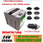 18650锂电池24V 20ah-100Ah锂电池组适用于250-3000W