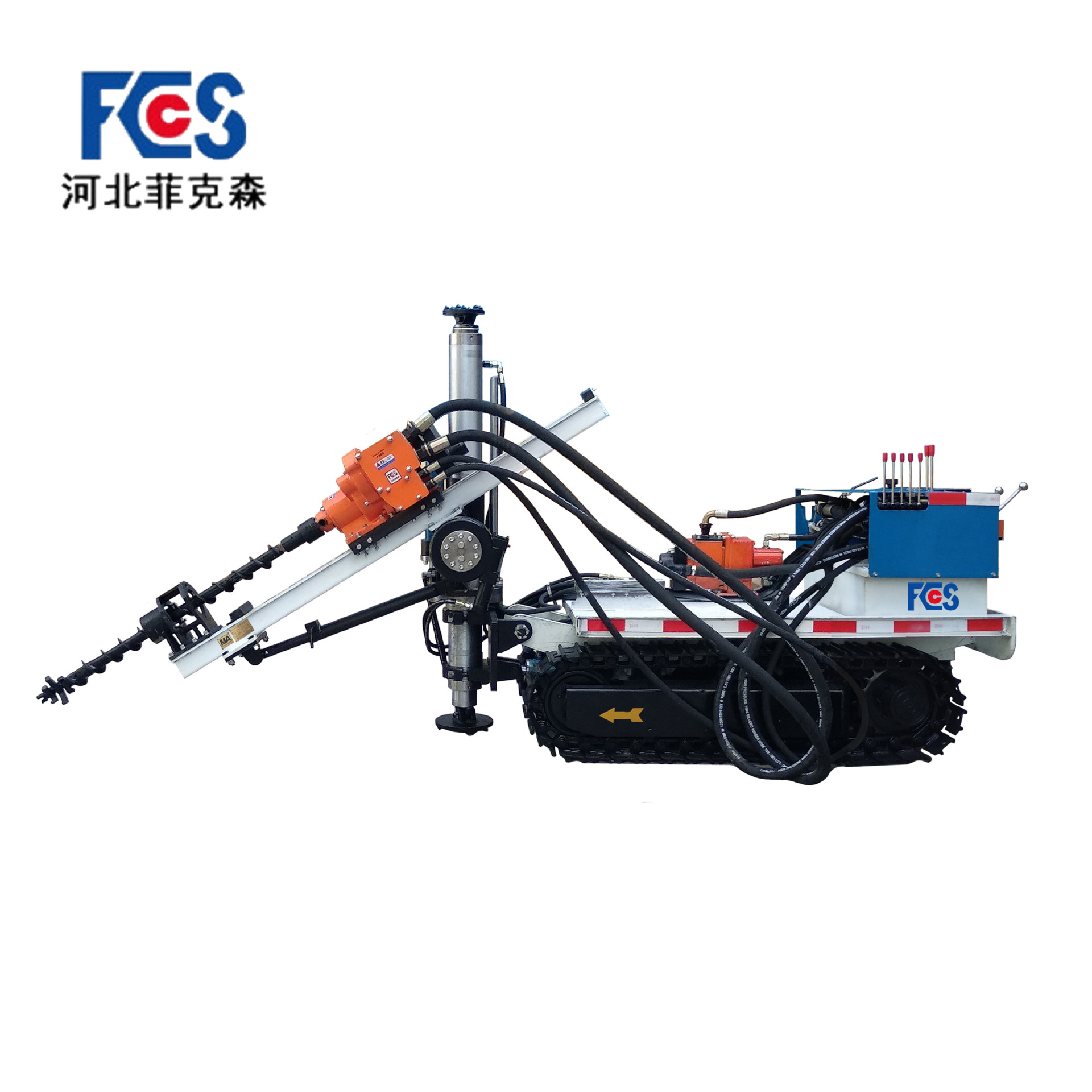 矿用气动钻机 深孔履带钻车ZQLC-850/11.1S气动履带式潜孔钻机