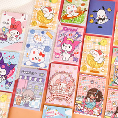 Cartoon Mini Notebook Creative Stationery Notebook Soft Cover Composition Book 64 Pages Kindergarten Elementary School Prize Small Gift Wholesale