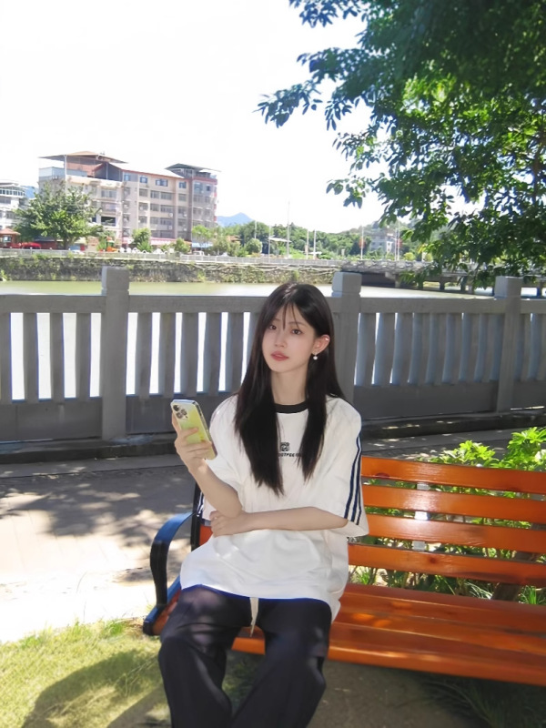 純綿白3本ストライプ半袖Tシャツ女子大生女子高校生夏新作ゆったり半袖トップス|undefined