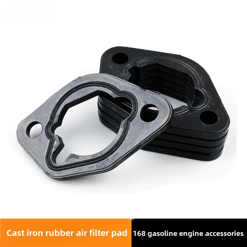 Gasoline engine inlaid cast iron rubber empty filter pad 168F188F…