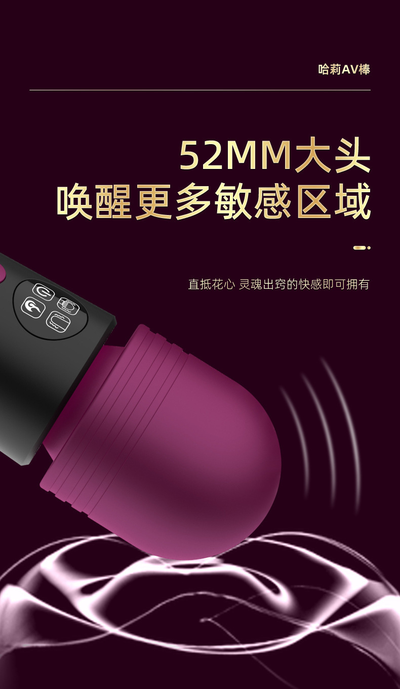 Harley Dual-Head Heating Vibrator with LCD Display, 10 Vibration Modes, USB Rechargeable — detail image 10