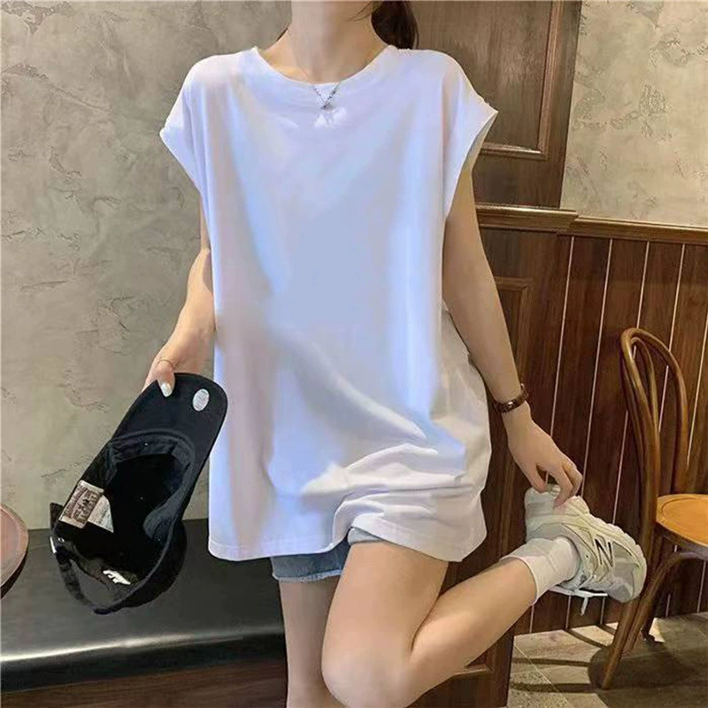 Европейский дизайн чувствует белый маленький летающий рукав топ летом