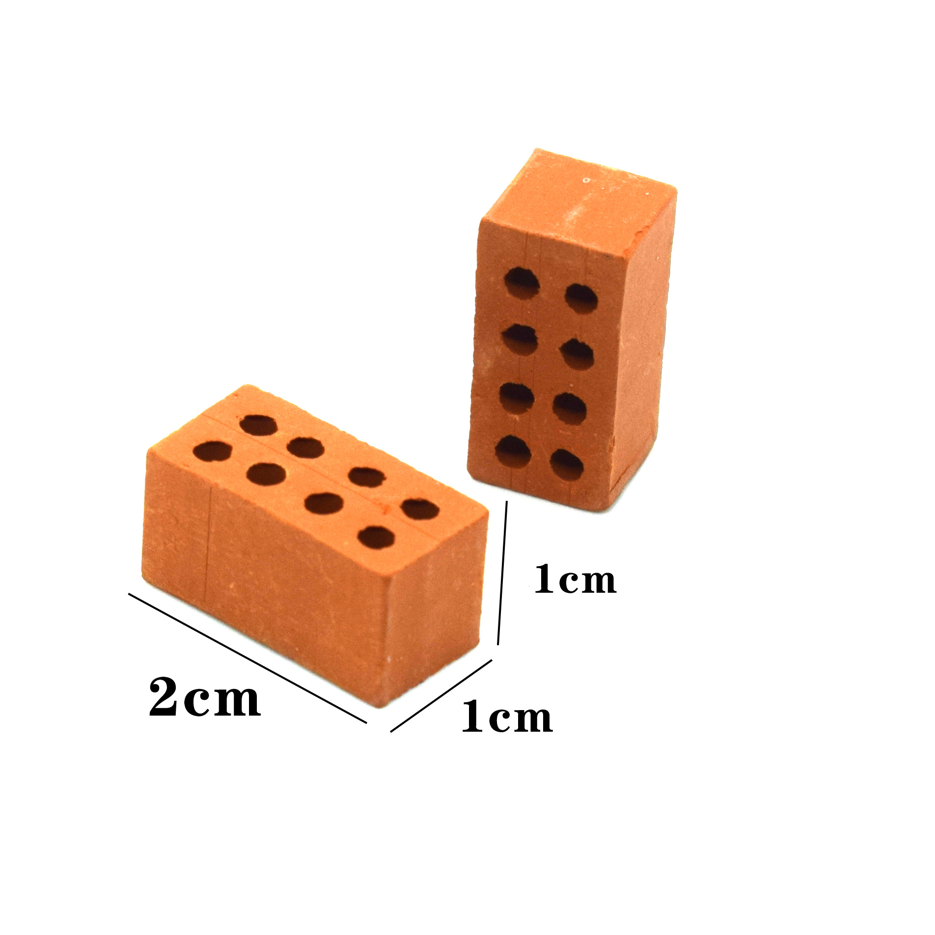 Ladrillo modelo niños hechos a mano DIY arena bandeja simulación edificio pequeña casa mini ladrillo micro paisaje bloques de construcción juguete