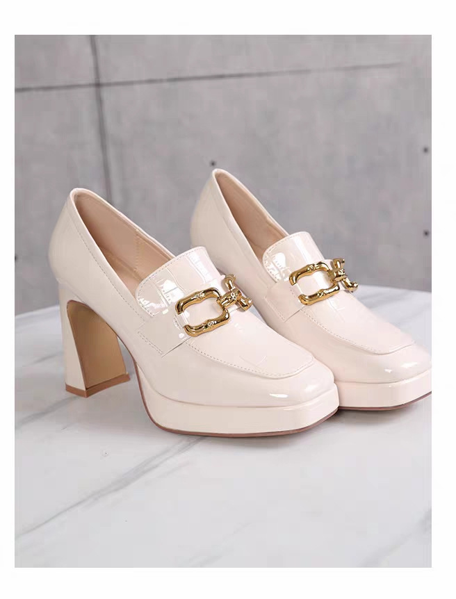 Scarpe singole da donna stile britannico con fondo spesso e bocca bassa per donne con tacchi alti con tacco spesso_voghion.com