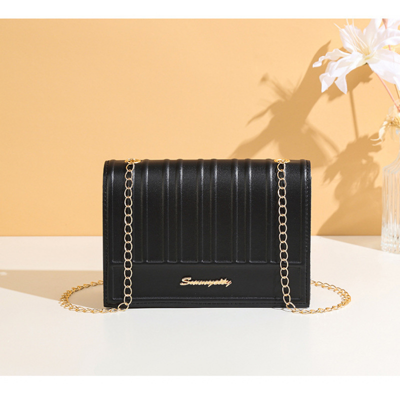 Bolsos de mujer de textura de moda, bolsos de brazo portátiles, bolsos de hombro simples transfronterizos, bolsos de hombro personales, bolsos de cinturón de cadena. image 6