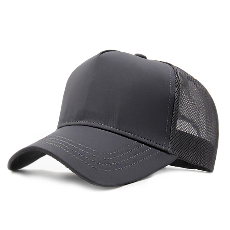 High-top Hat Men's Summer Quick-drying Mesh Breathable Baseball Cap Tide Net Cap Casual Face Small Peaked Cap Sunhat