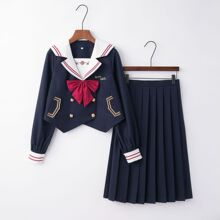 厂家批发白心涧正统JK制服不良中间服套装学生学院风日系水手服裙