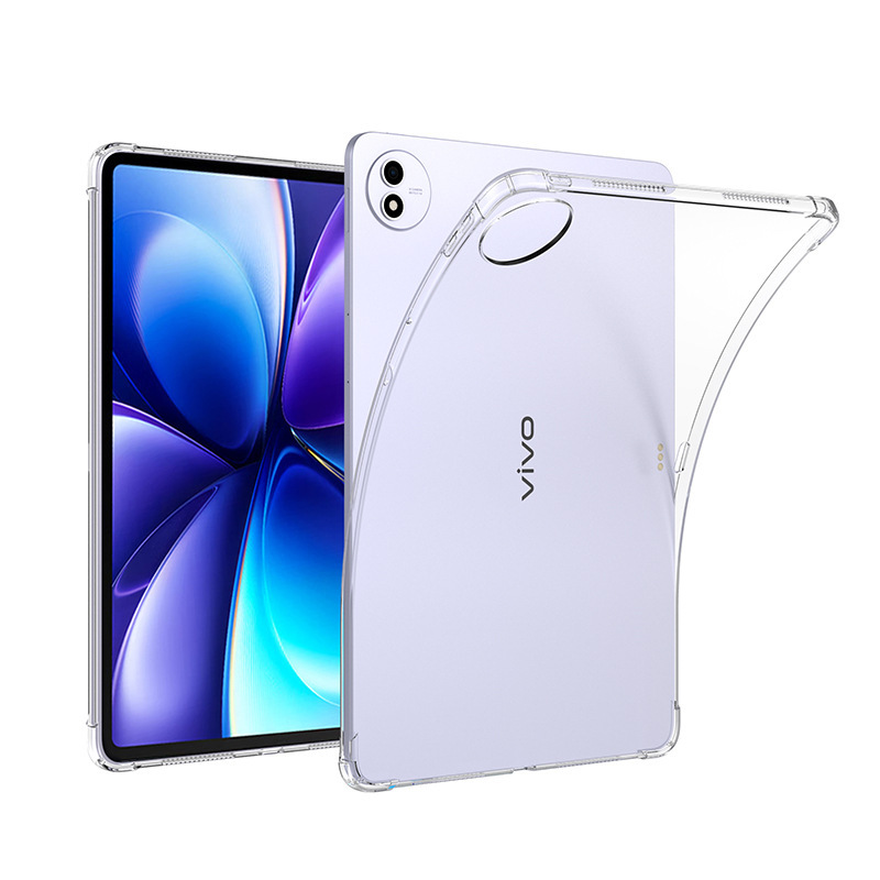 Suitable for Vivo Pad6 Pro Protective Case with Four-Corner Airbag Anti-Fall Transparent Tpu Soft Shell 13.2inch 2026
