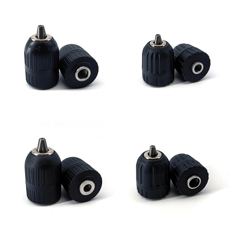 Sanou mano apretado taladro Chuck 0.8-10mm2-13mm linterna taladro Chuck accesorios auto-bloqueo taladro Chuck
