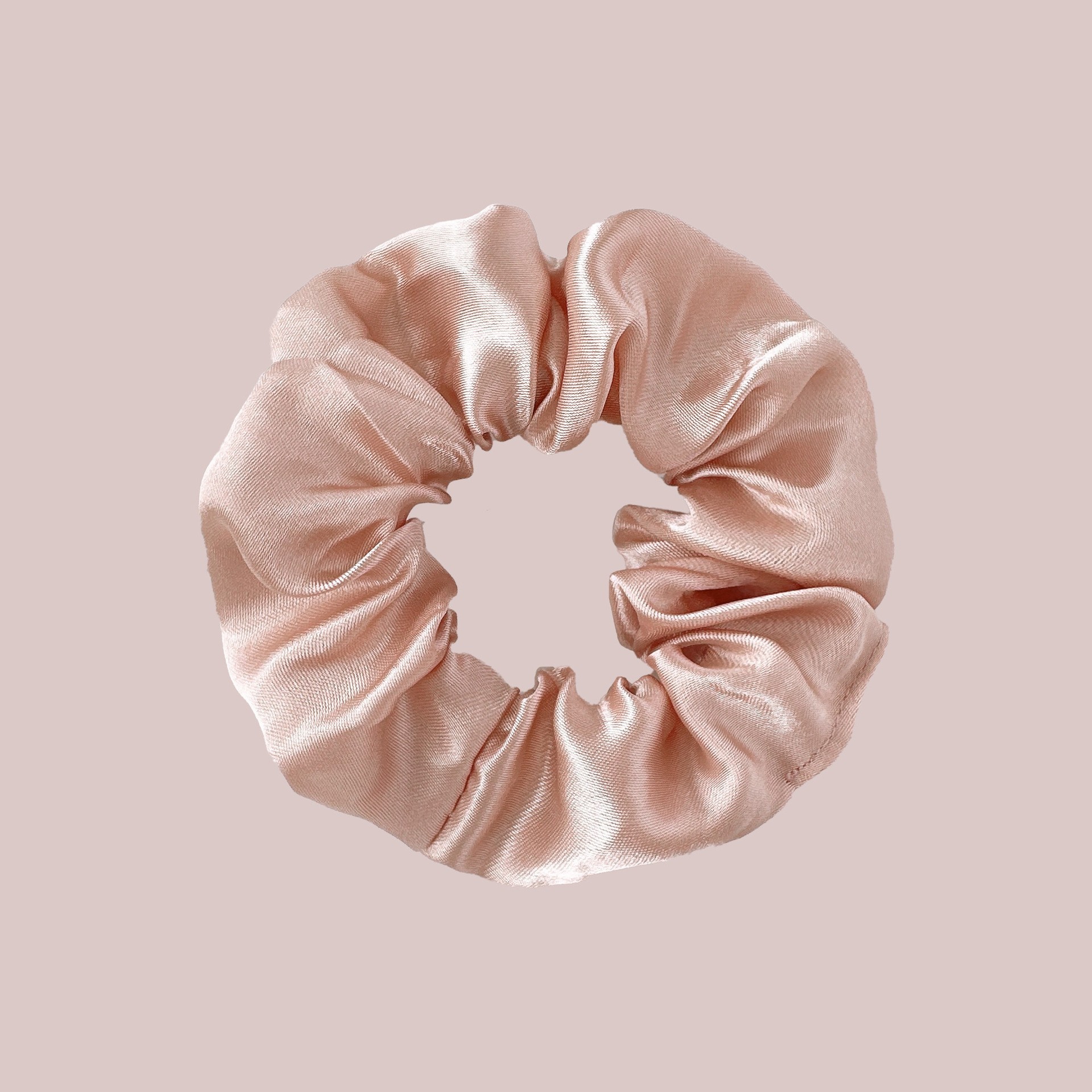 Coletero Scrunchie de Satén de Alta Elasticidad