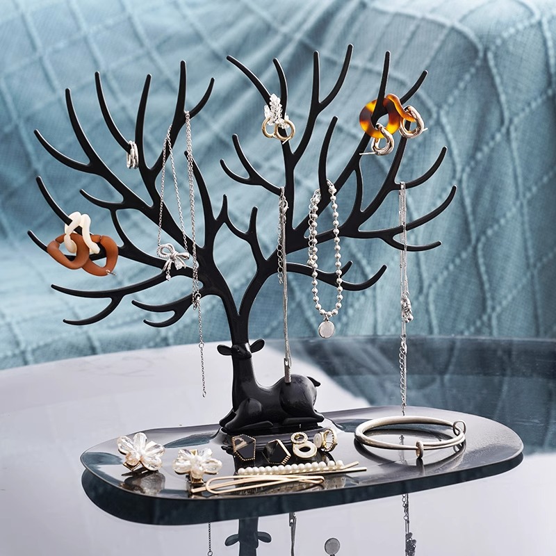 Antler Tree-shaped Creative Necklace Jewelry Display Rack Earring Rack Bracelet Bracelet Jewelry Storage Hanger Entrance Ornaments