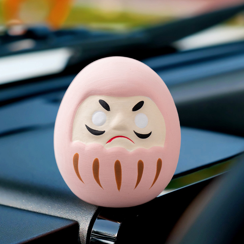 絵画ダルマ ハードカバー 日本の浅草の祝福と願いの小さなダルマの装飾品 車のインテリアのマスコット