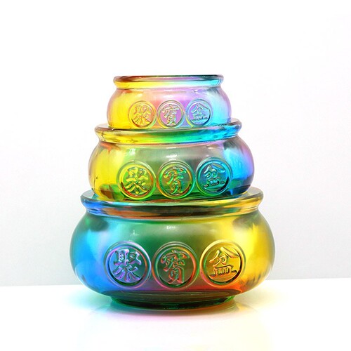 Wholesale colored crystal cornucopia, citrine ingot decoration, home living room decorations, housewarming and opening gifts