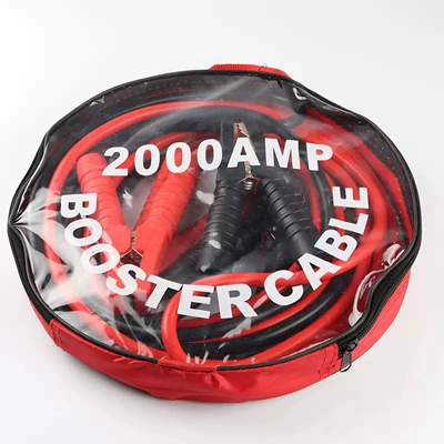 Battery Clamps Connecting Cables – Car on the line of fire