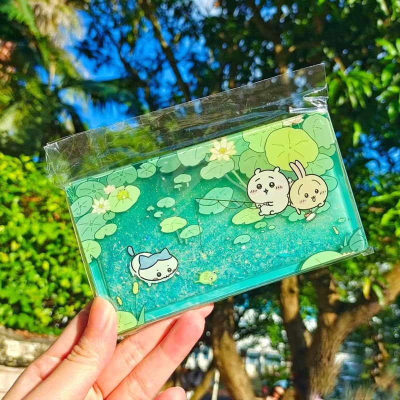 Jiyikawa 春限定 アクリル流砂カード レンガ冷蔵庫マグネット 記念装飾 親友へのギフト|undefined