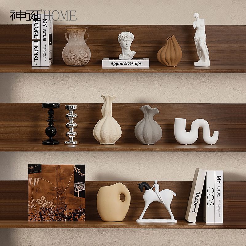 Wabi-Sabi Style Home Entrance Wine Cabinet Decorations, Vintage Ornaments, Niche High-End Soft Furnishings for Guesthouses and Hotels Wabi-Sabi Style Home Entrance Wine Cabinet Decorations, Vintage Ornaments, Niche High-End Soft Furnishings for Guesthouses and Hotels