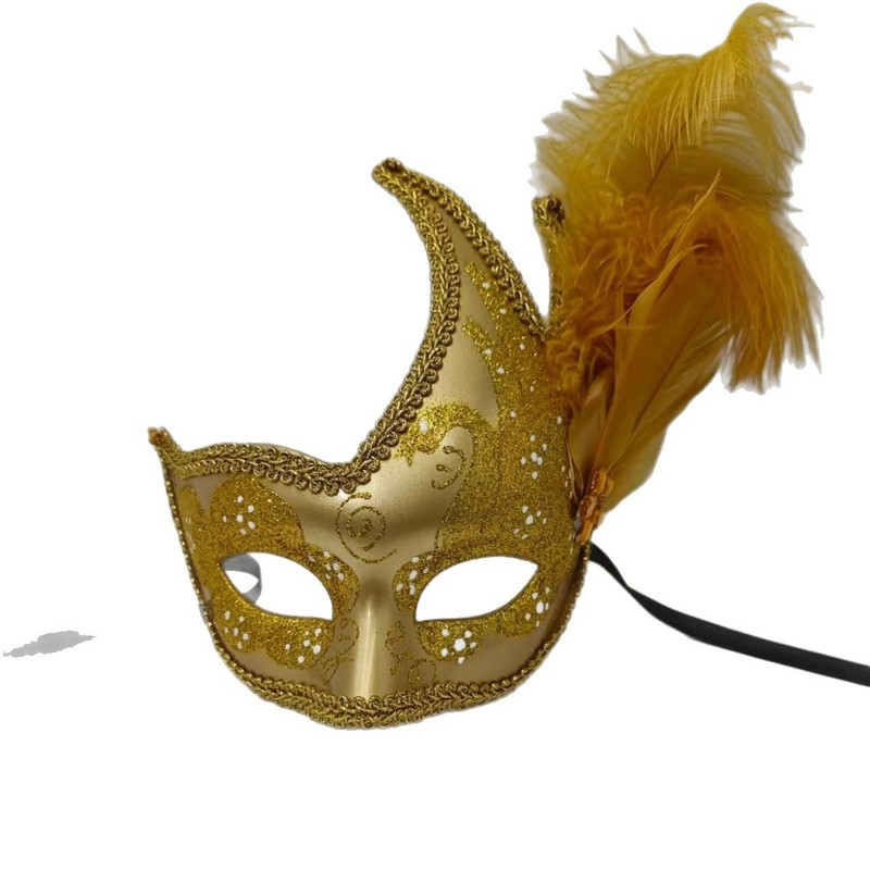 工場直販クロスボーダーハロウィンマスク仮装年次総会フェザーハイエンドパフォーマンスドレスアップパーティーアイマスク|undefined