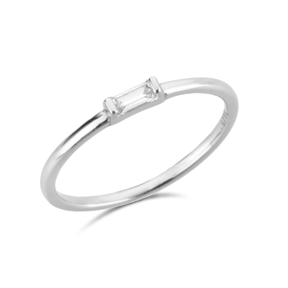 18K Real Gold Plated Plating Material 18K Gold Plated 925 Sterling Silver Geometric Rings