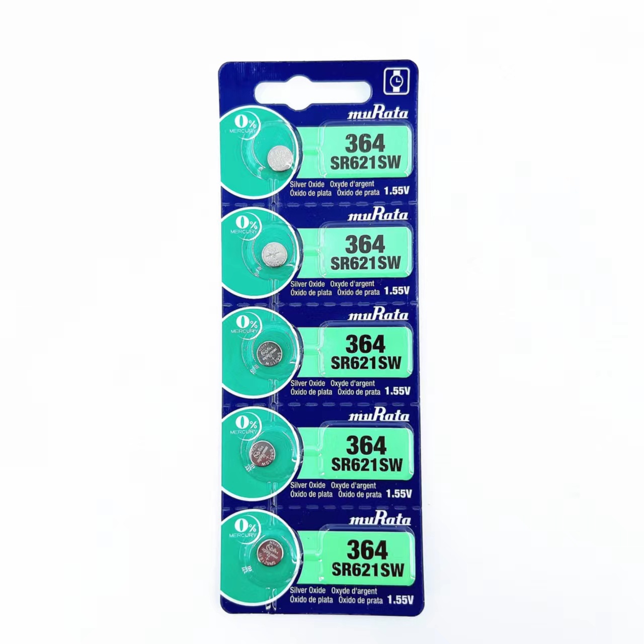 手表电池日本村田SR621SW/AG1/LR621/364手表纽扣电池电子