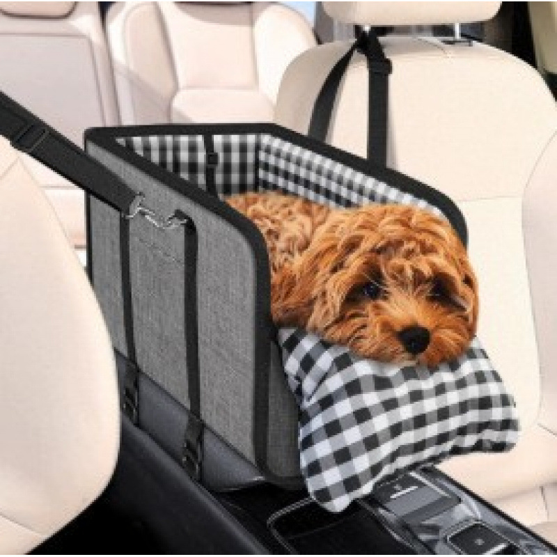 Consola de stock asiento de automóvil para perros reposabrazos portátiles para perros elevados asiento pequeño perro anti-plegable bolsa de mascotas
