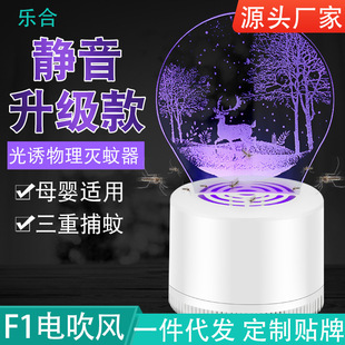 Creative 3D light and shadow new mosquito killer night light 2-in -1 LED cross-border best selling mosquito trap lamp to strengthen mosquito trap lamp