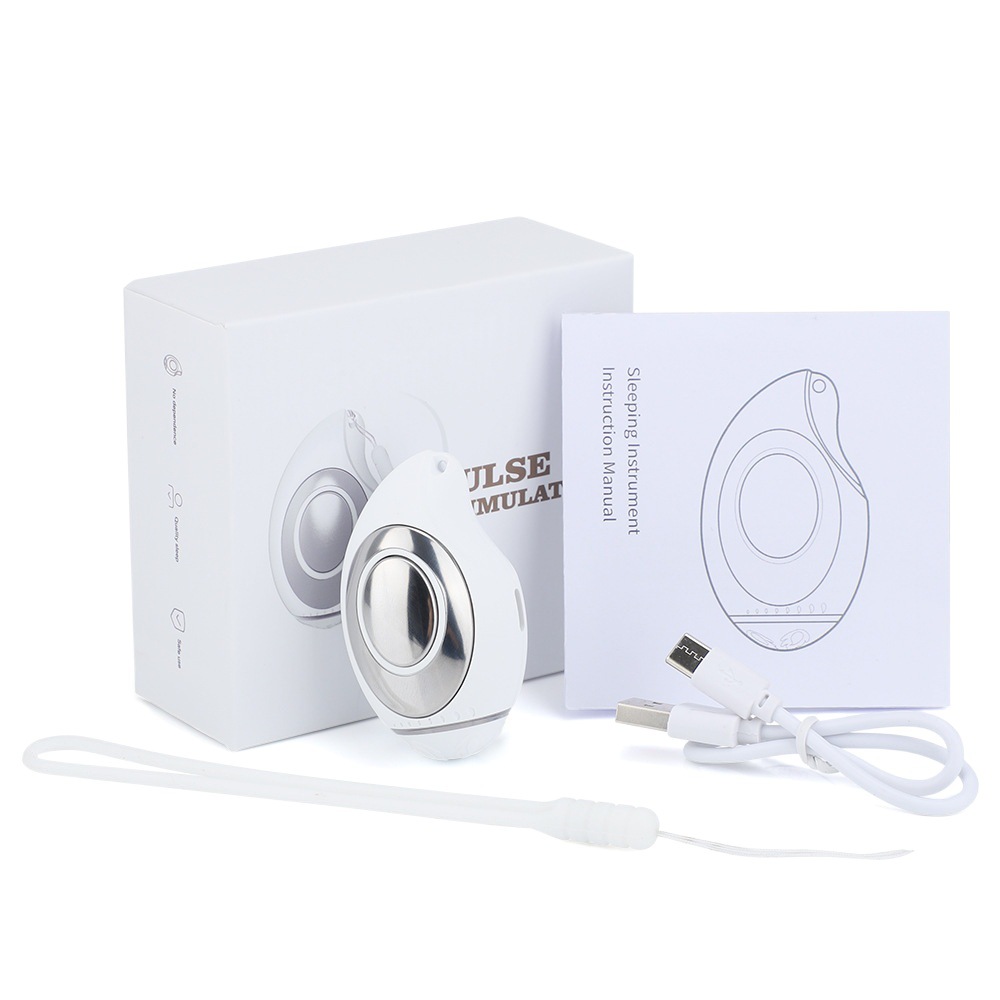 Nuevo instrumento de sueño inteligente al por mayor transfronterizo pulso portátil calmante y perder instrumento de masaje suave Instrumento de Ayuda para dormir de mano en casa