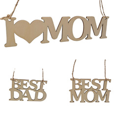2021 New Arrival Father's Day & Mother's Day Wooden Crafts – Creative Home Gift Decorations, Wooden Hollow-Out Ornaments