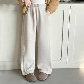 女童裤子秋季新款宽松阔腿裤春秋款中大童休闲裤冬季加绒加厚裤子