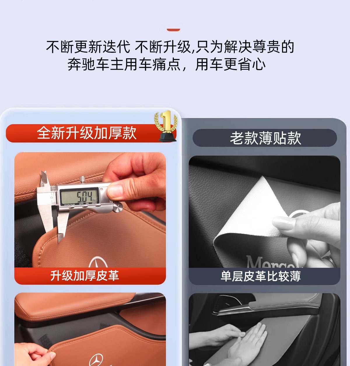 Suitable for Mercedes-Benz Door Anti-Kick Pads Glc300L C260L C200L Door Seat Protection Pads and Interior Accessories