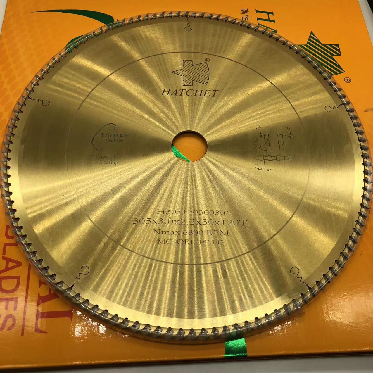 相框机器切角机锯片 10寸 12寸 台湾斧头品牌 授权